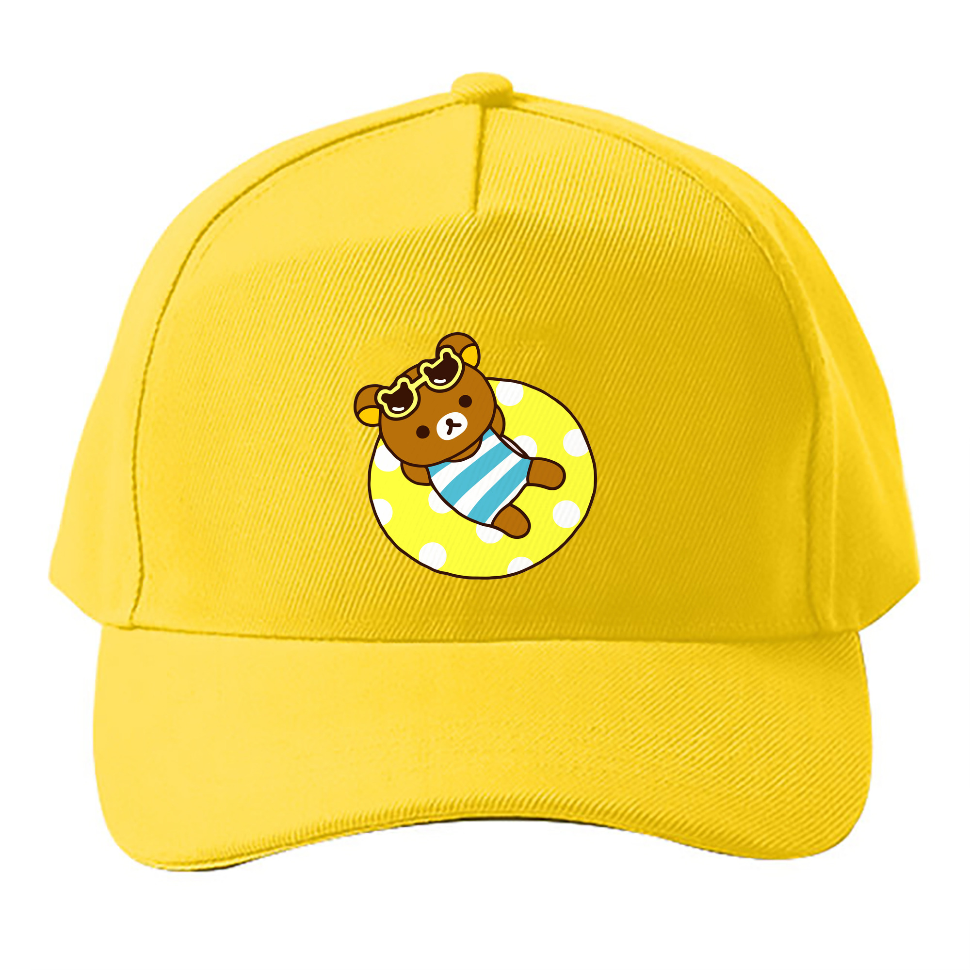 （画像用） リラックマ リラックマ キイロイトリ Rilakkuma Korilakkuma Kiiroitori ベースボールキャップ 綿100％ 男女兼用 帽子 スポーツ
